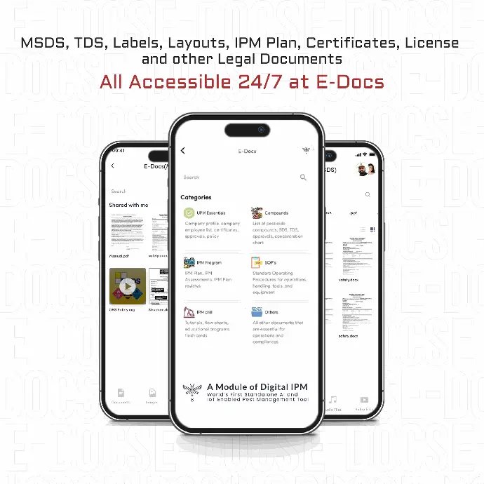 UPM icon for eDocs, representing digital documentation and streamlined record-keeping for pest management services. #eDocs #DigitalDocumentation #PestControlRecords #UrbanPestSolutions #UPM
